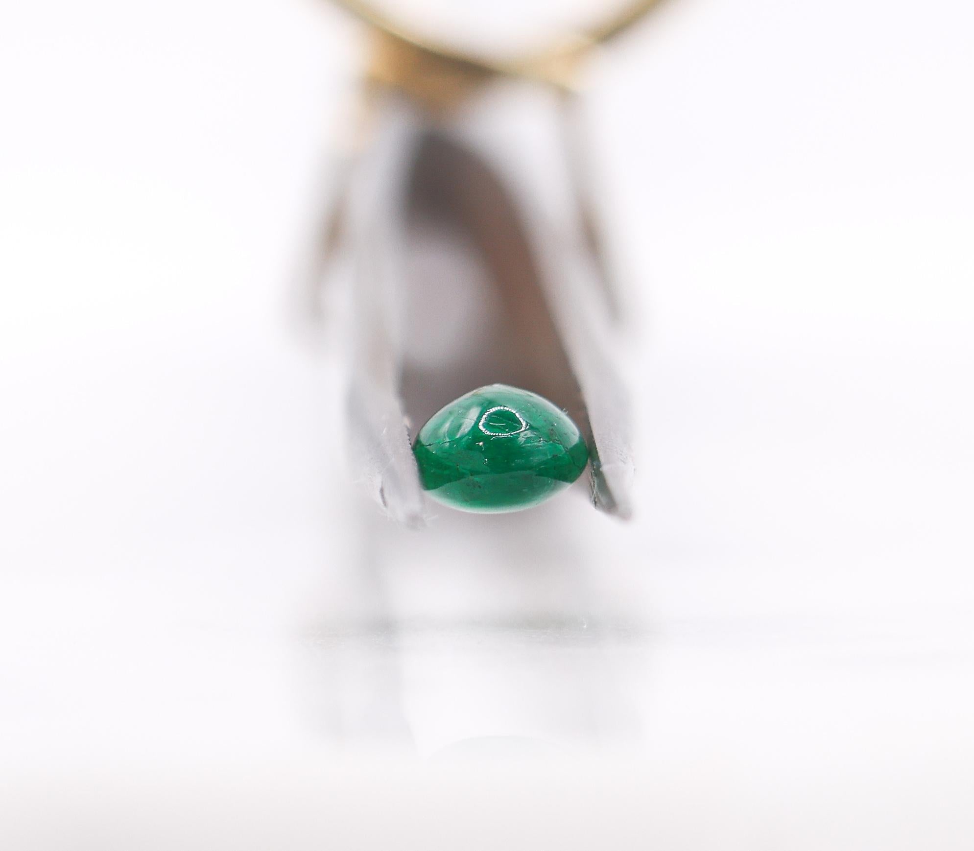 NNJ Designs presents a 1.07 carat Zambian Emerald loose gemstone! This Emerald gemstone would be perfect for the jewelry setting of your choice! You can either buy 1 for your ring or pendant setting or buy a pair for your earring