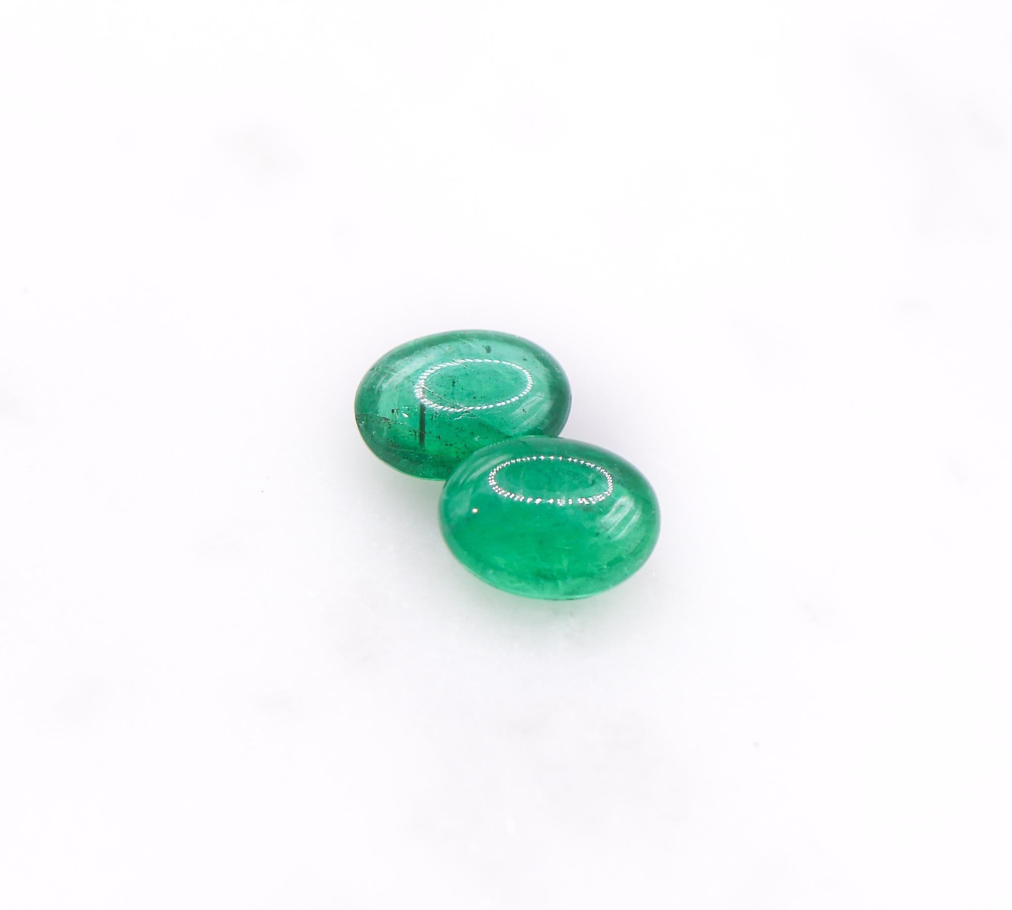 Women's 1.07 Carat Zambian Emerald Loose Gemstone Oval 7x5.2mm For Sale