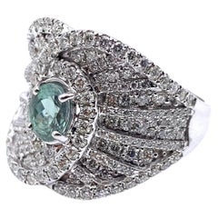 Anello con Alessandrite e Diamante da 1,07 CT