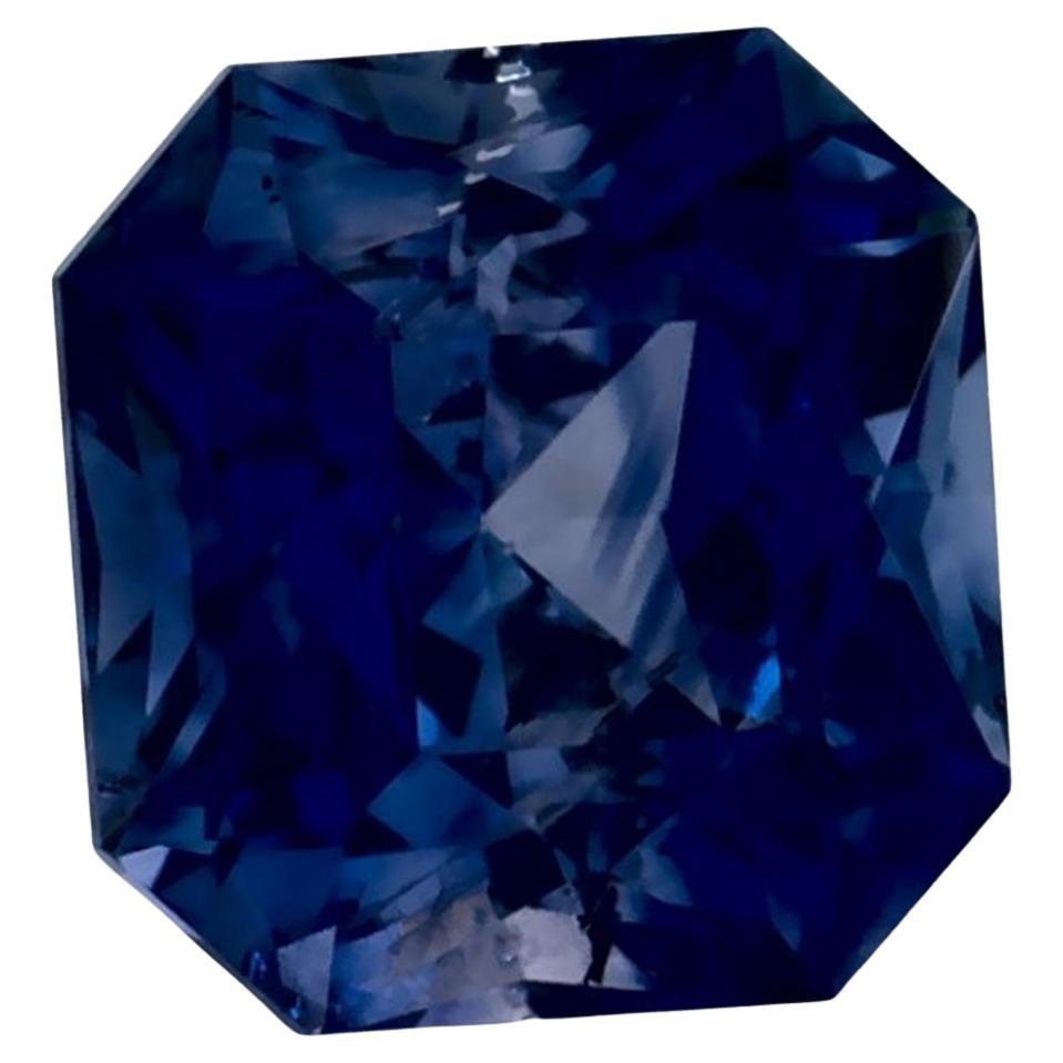 1,07 Karat Blauer Saphir Oktagon Loser Edelstein im Angebot
