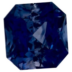 1,07 carati di zaffiro blu ottagonale sfuso