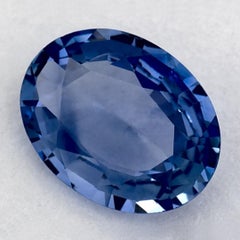 1.07 Ct Blue Sapphire Oval Loose Gemstone
