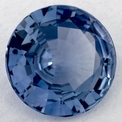 1.07 Ct Blue Sapphire Round Loose Gemstone (pierre précieuse en vrac)