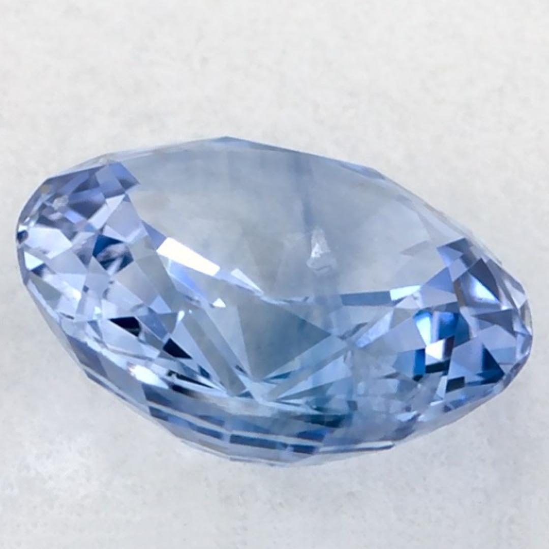 1.07 Karat Blauer runder Saphir, loser Edelstein im Zustand „Neu“ im Angebot in Fort Lee, NJ