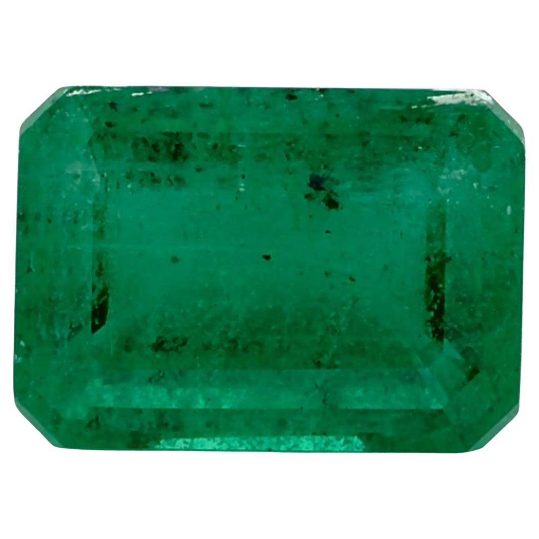 1.07 Ct Emerald Octagon Loose Gemstone For Sale