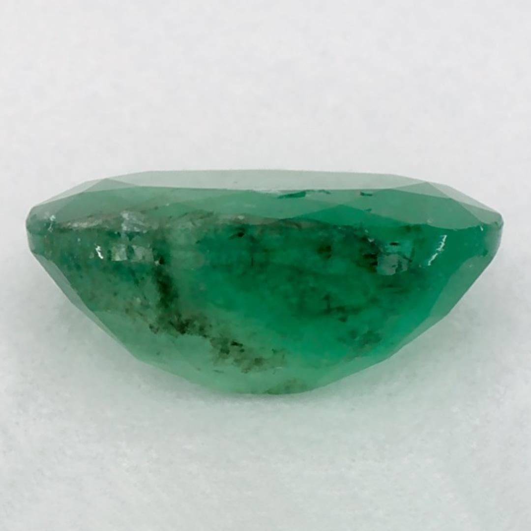 1.07 Karat Smaragd Oval Loser Edelstein im Zustand „Neu“ im Angebot in Fort Lee, NJ