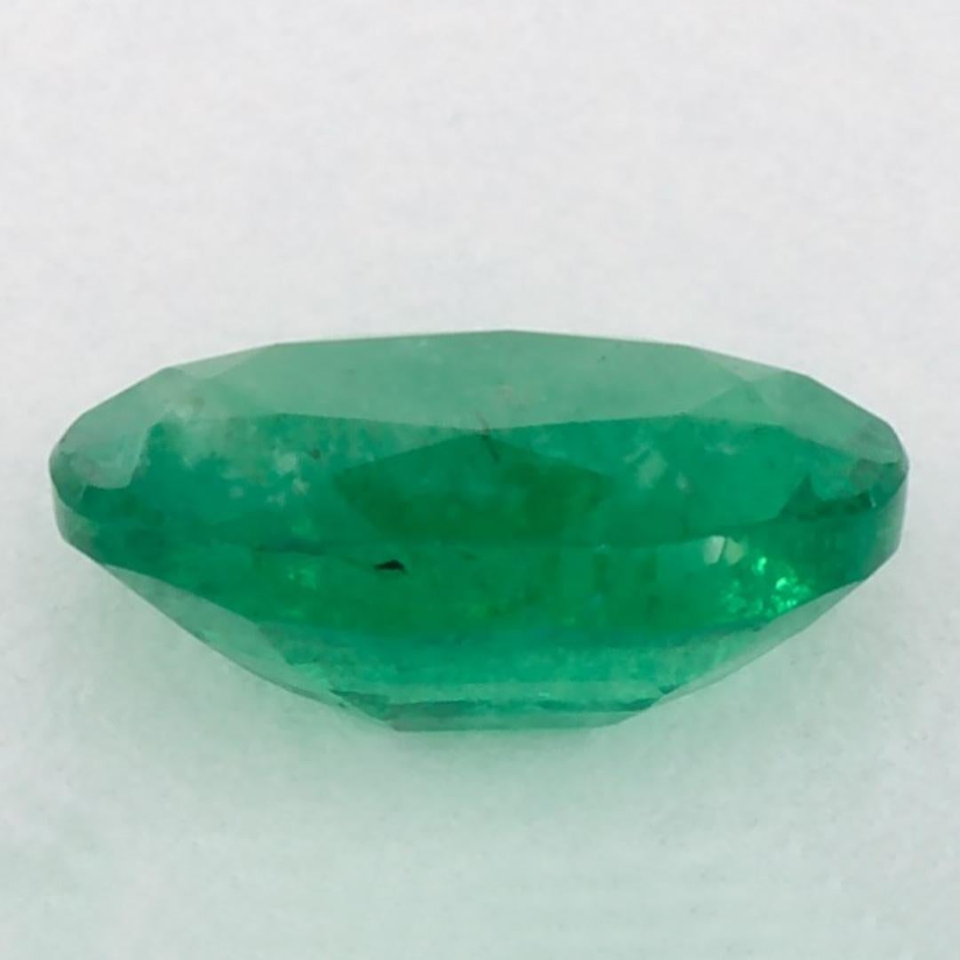 1.07 Karat Smaragd Oval Loser Edelstein im Zustand „Neu“ im Angebot in Fort Lee, NJ