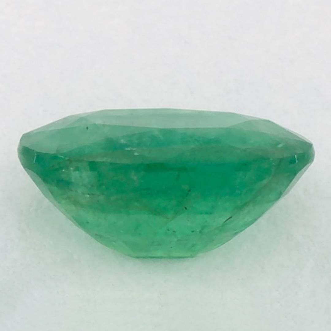 1.07 Karat Smaragd Oval Loser Edelstein im Zustand „Neu“ im Angebot in Fort Lee, NJ