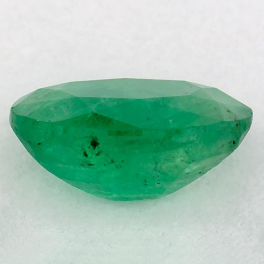 1.07 Karat Smaragd Oval Loser Edelstein im Zustand „Neu“ im Angebot in Fort Lee, NJ