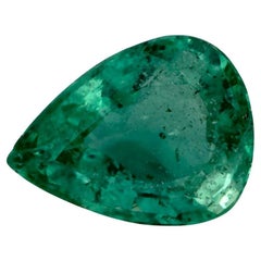 1.07 Ct Emerald Pear Loose Gemstone