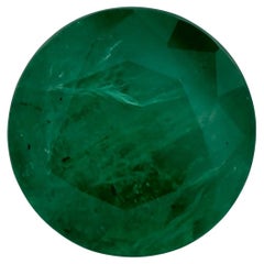 1.07 Ct Emerald Round Loose Gemstone