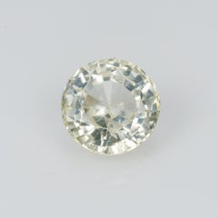 1,07 ct, zaffiro giallo sfaccettato