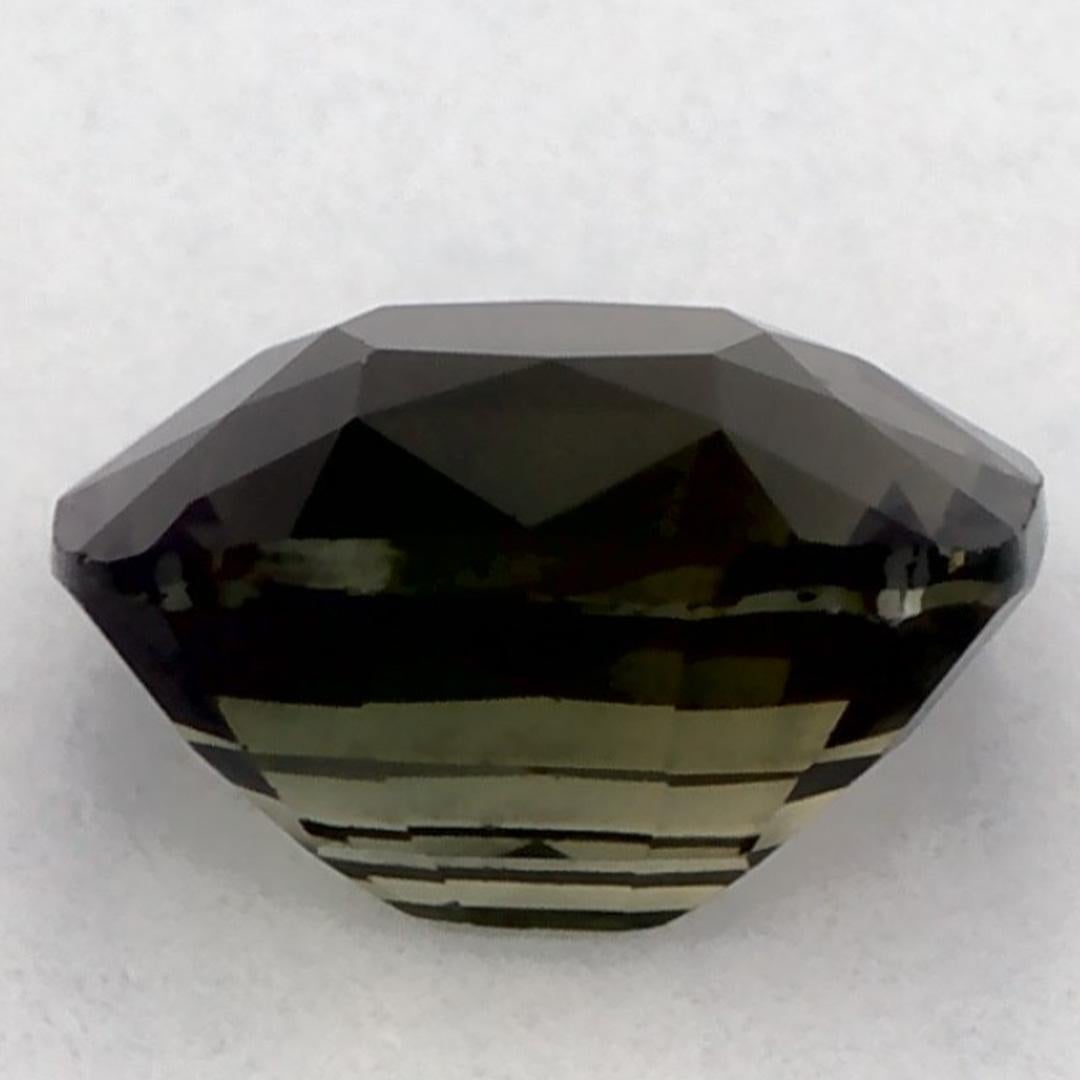 1.07 Ct Zaffiro Verde Cuscino Gemma Sfusa In condizioni Nuovo in vendita a Fort Lee, NJ