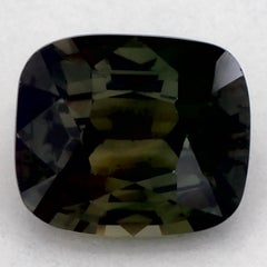 1.07 Ct Green Sapphire Cushion Loose Gemstone
