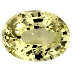 1.07 Ct Green Sapphire Oval Loose Gemstone (Saphir vert ovale en vrac)