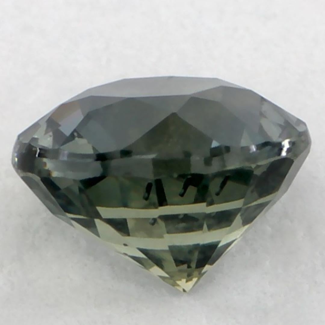 1.07 Karat Grüner Saphir Rund Lose Edelstein im Zustand „Neu“ im Angebot in Fort Lee, NJ