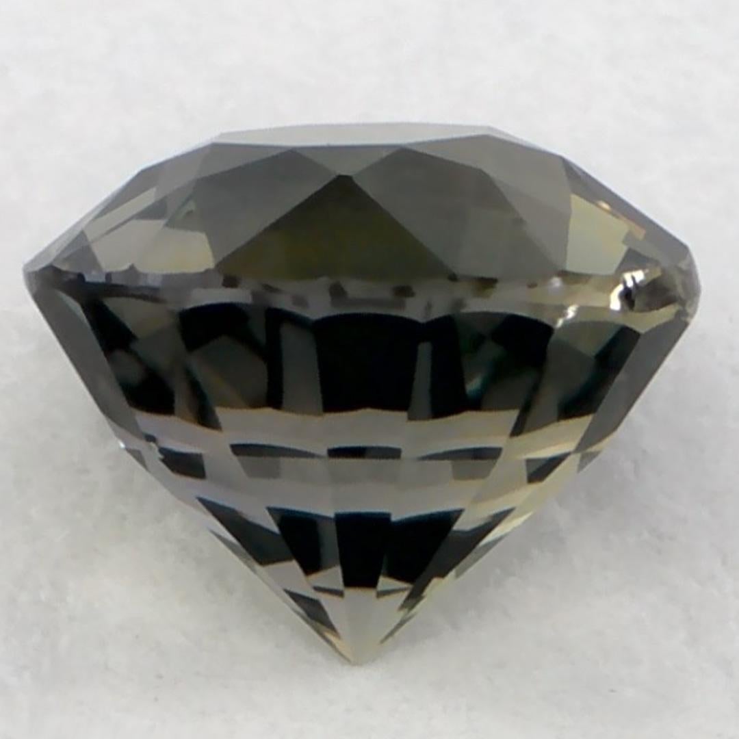 1.07 Karat Grüner Saphir Rund Lose Edelstein im Zustand „Neu“ im Angebot in Fort Lee, NJ