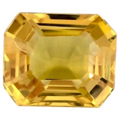 1.07 Ct Yellow Sapphire Octagon Loose Gemstone (pierre précieuse en vrac)