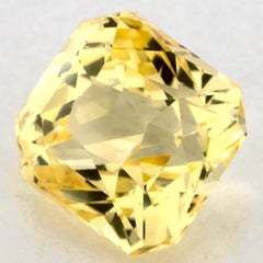 1.07 Ct Yellow Sapphire Radiant Loose Gemstone (pierre précieuse en vrac)
