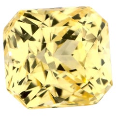 1.07 Ct Yellow Sapphire Radiant Loose Gemstone