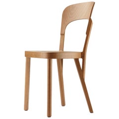 107 Sedia in legno massiccio disegnata da Robert Stadler
