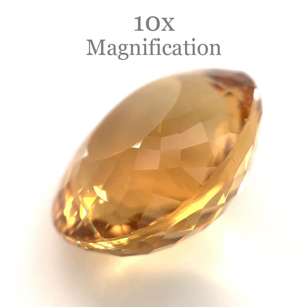 10.70ct Cushion Heliodor / Golden Beryl In New Condition For Sale In Toronto, Ontario