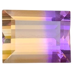 10,75 quilates de piedra natural suelta ametrina bicolor talla baguette