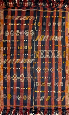 1075 - Grazioso kilim turco "Jijim