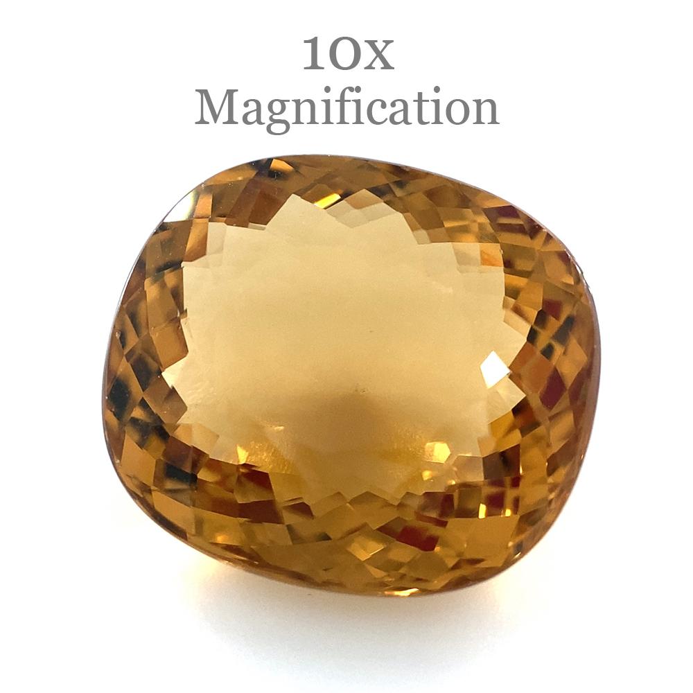 Description:

 

Gem Type: Heliodor / Golden Beryl
Number of Stones: 1
Weight: 10.75 cts
Measurements: 10.50x13.90x7.50 mm
Shape: Cushion
Cutting Style Crown: Modified Brilliant Cut
Cutting Style Pavilion: Mixed Cut
Transparency: