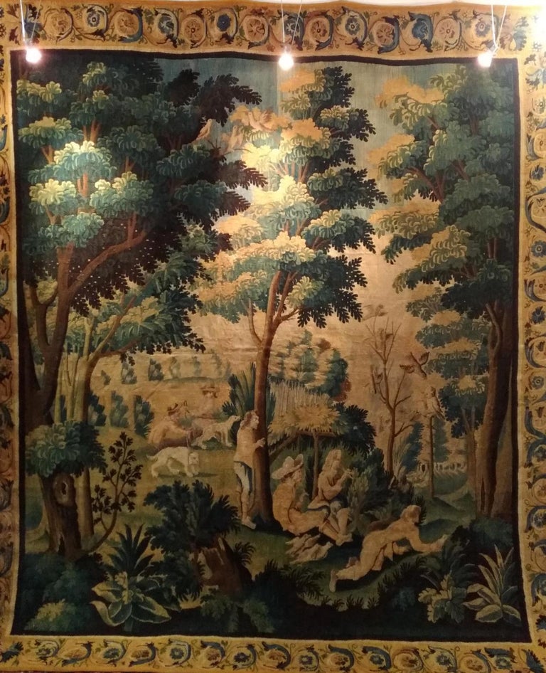 1077 18th Century Tapestry Aubusson For Sale at 1stDibs