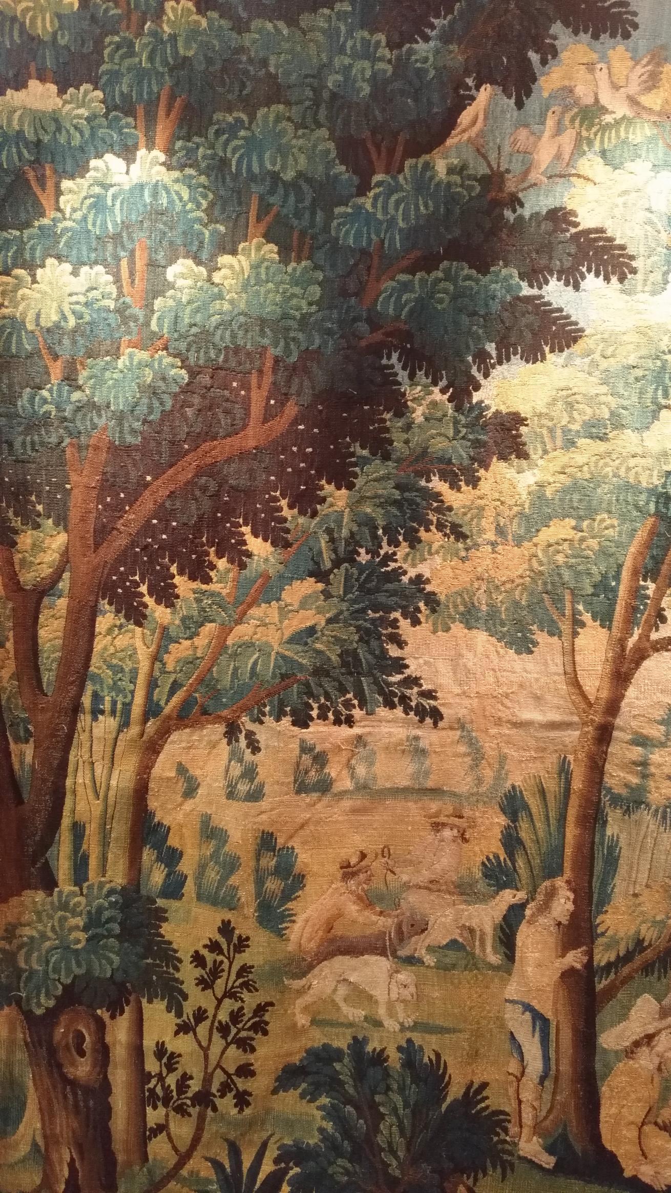 Hand-Woven 1077 -  18th Century Tapestry Aubusson Workshop For Sale