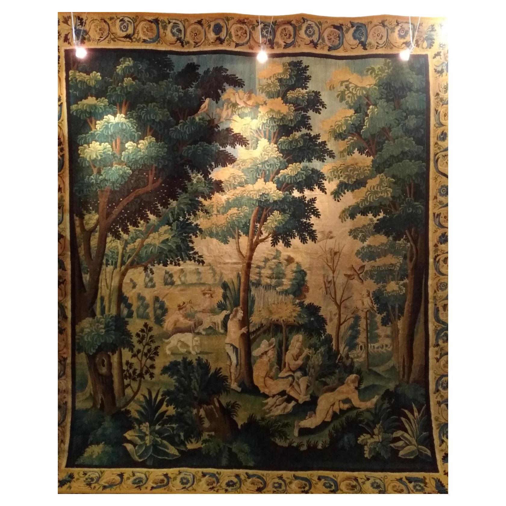 1077, 18th Century Tapestry Aubusson Workshop