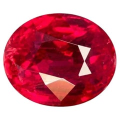 1.07Ct Guild Certificate Natural Ruby Unheated Pigeon blood Mozambique Gemstone