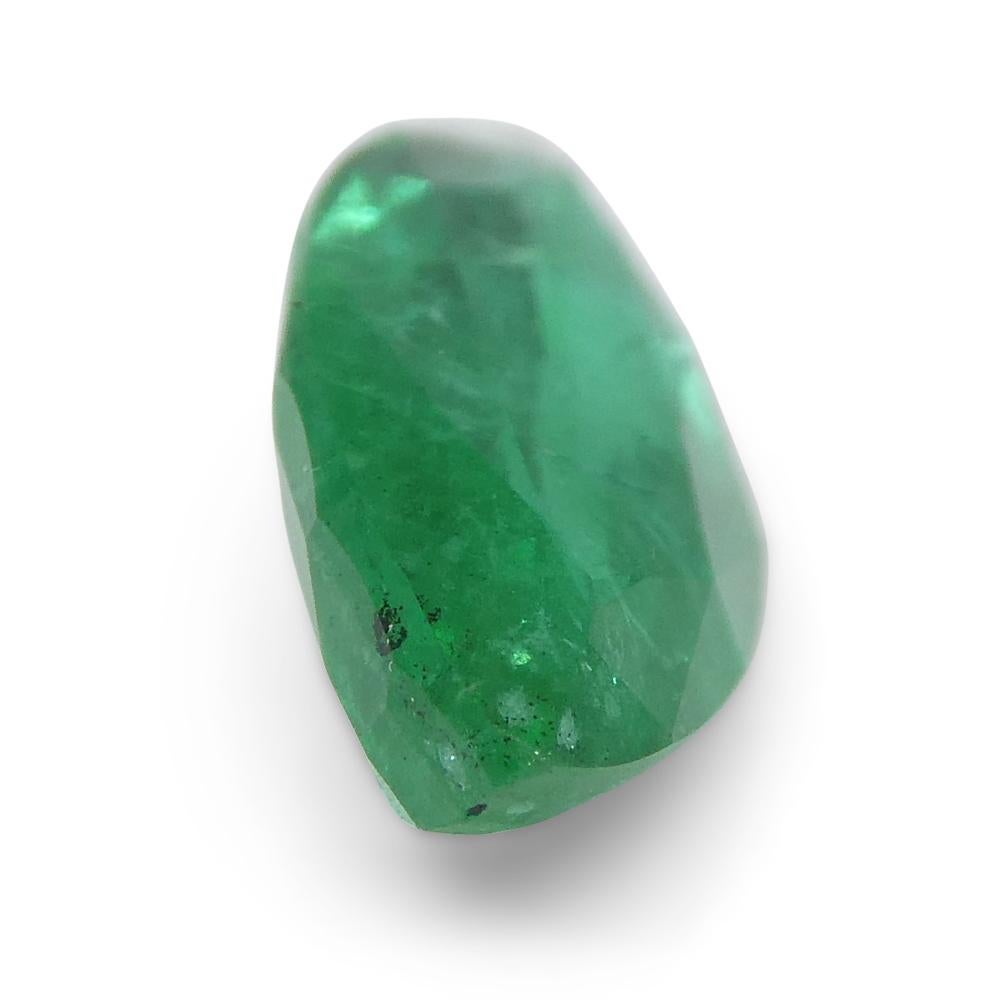 Brilliant Cut 1.07ct Marquise Green Emerald from Colombia For Sale