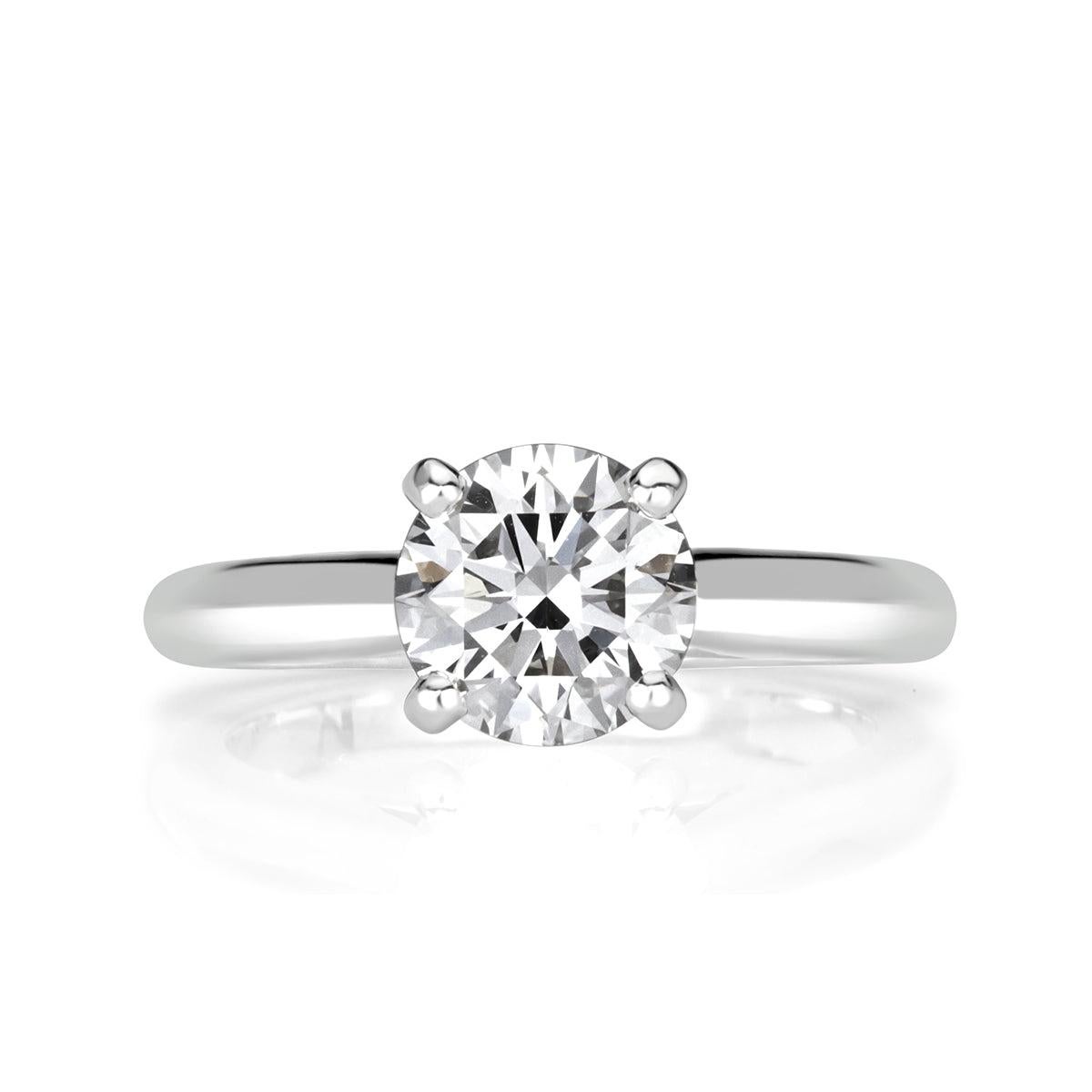 1.07ct Round Brilliant Cut Diamond Engagement Ring By Cartier