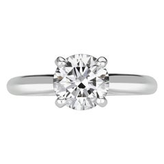 1.07ct Round Brilliant Cut Diamond Engagement Ring By Cartier