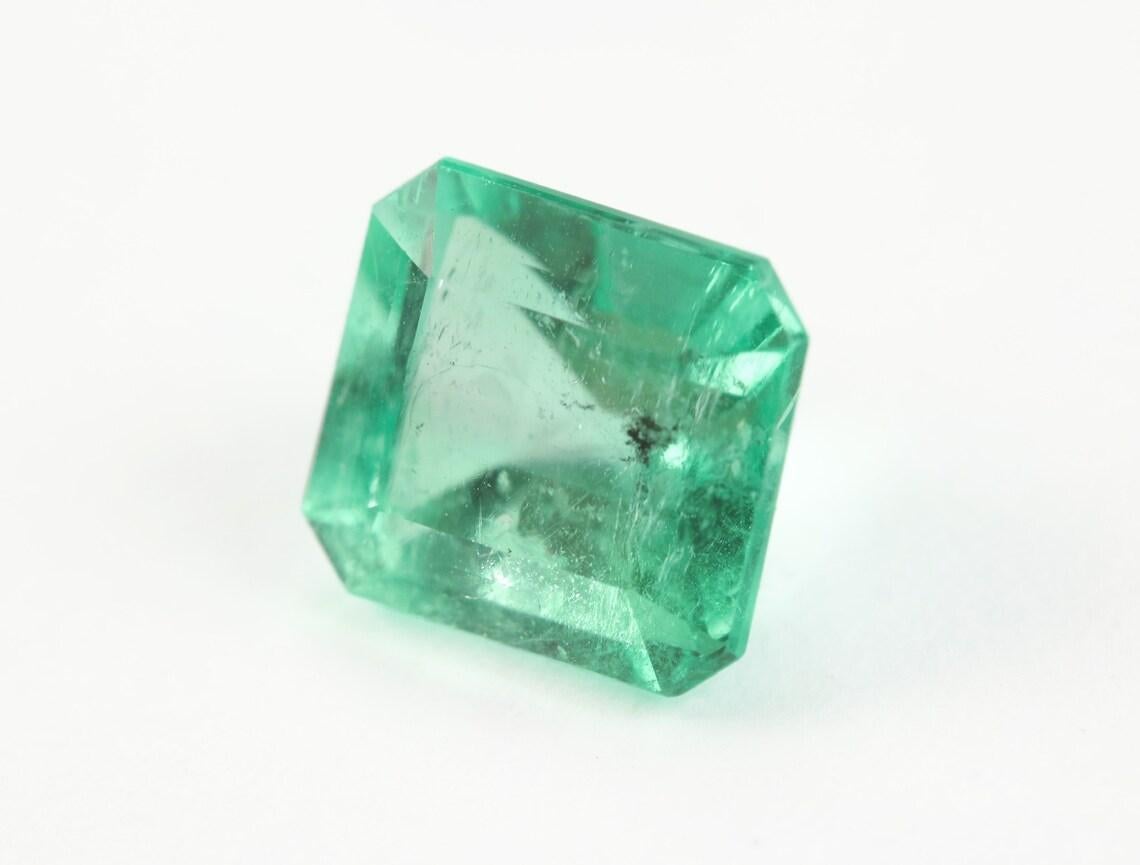 1,08 Karat 6x6 Asscher-Schliff kolumbianischen Smaragd - Unset Mai Birthstone für benutzerdefinierte (Moderne) im Angebot