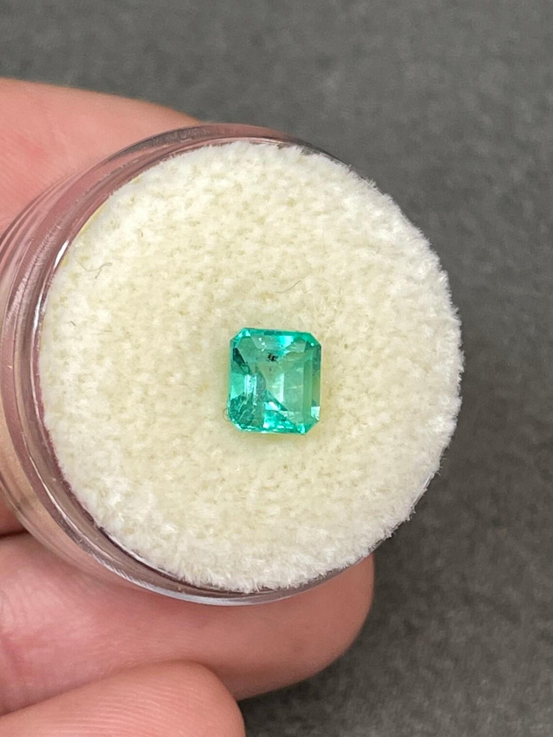 1,08 Karat 6x6 Asscher-Schliff kolumbianischen Smaragd - Unset Mai Birthstone für benutzerdefinierte im Angebot 1