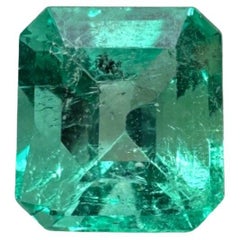 Smeraldo colombiano da 1,08 carati 6x6 taglio Asscher - Pietra di nascita di maggio non incastonata per la collezione Custom