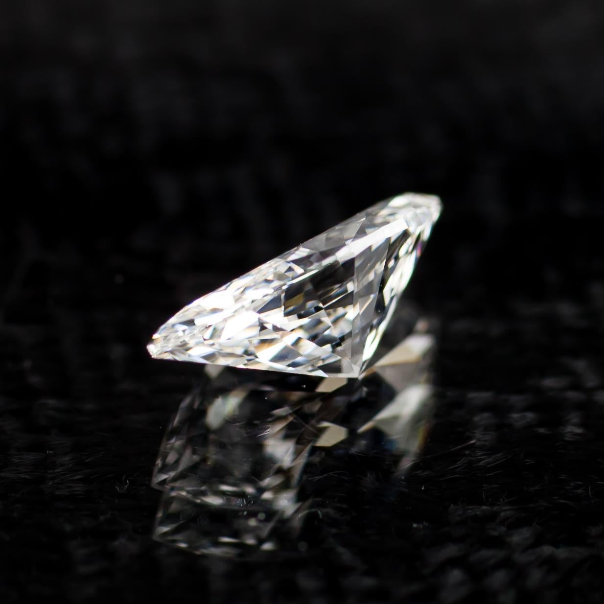 1,08 Karat Loser F / VS2 Marquise-Diamant im Brillantschliff GIA zertifiziert (Marquiseschliff) im Angebot