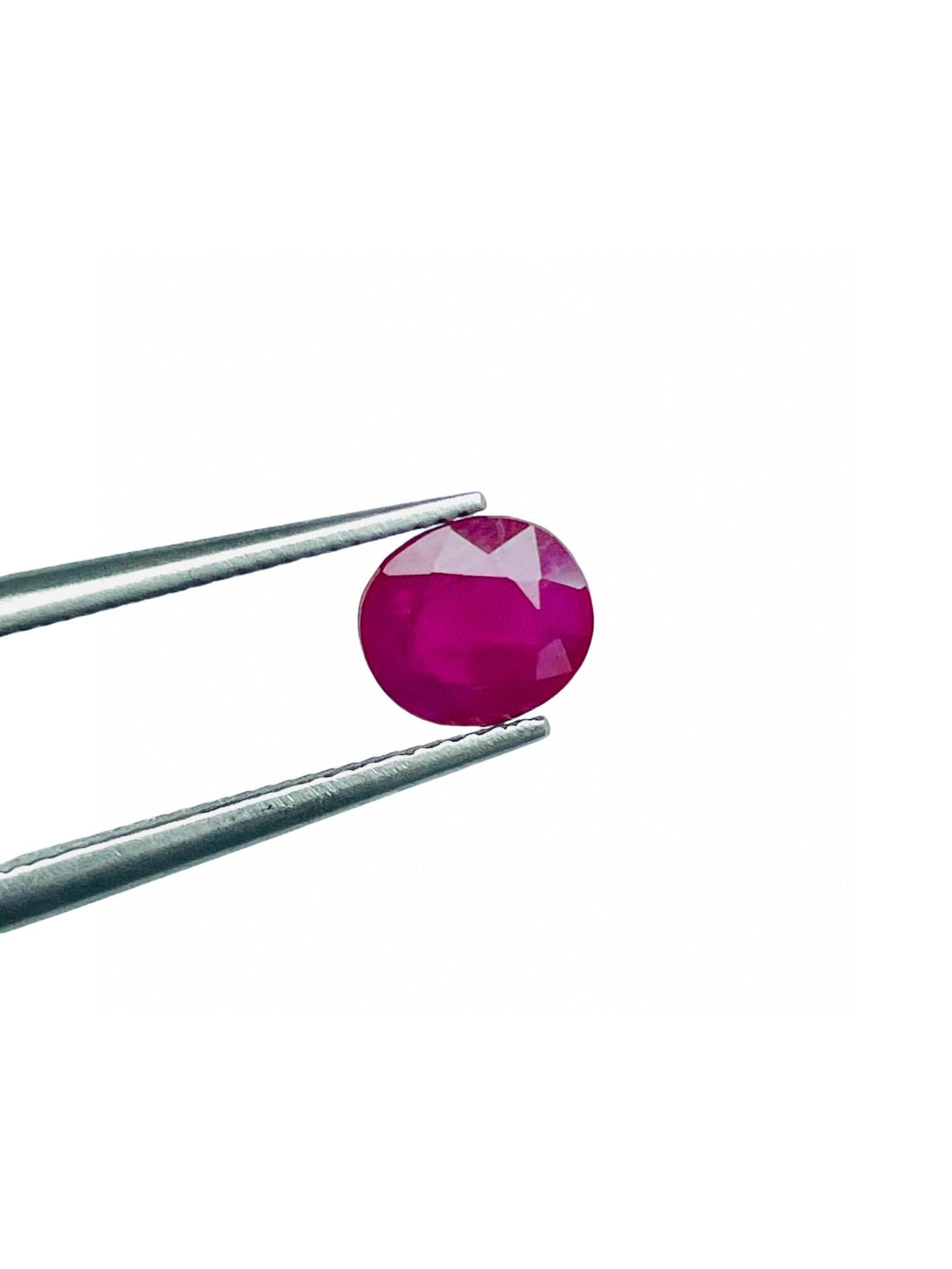 
Naturrubin Myanmar Mogok Unerhitzte Taubenblutrote Farbe mit GRS-Zertifikat
RMA80
Name :  Natürlicher Rubin
Gewicht : 1,22 ct 
Größe: 6.84*6.01*3.20mm
Herkunft: Myanmar (Birma) Mogok
Farbe: taubenblutfarben/rot
Behandlung : Keine
Klarheit:
