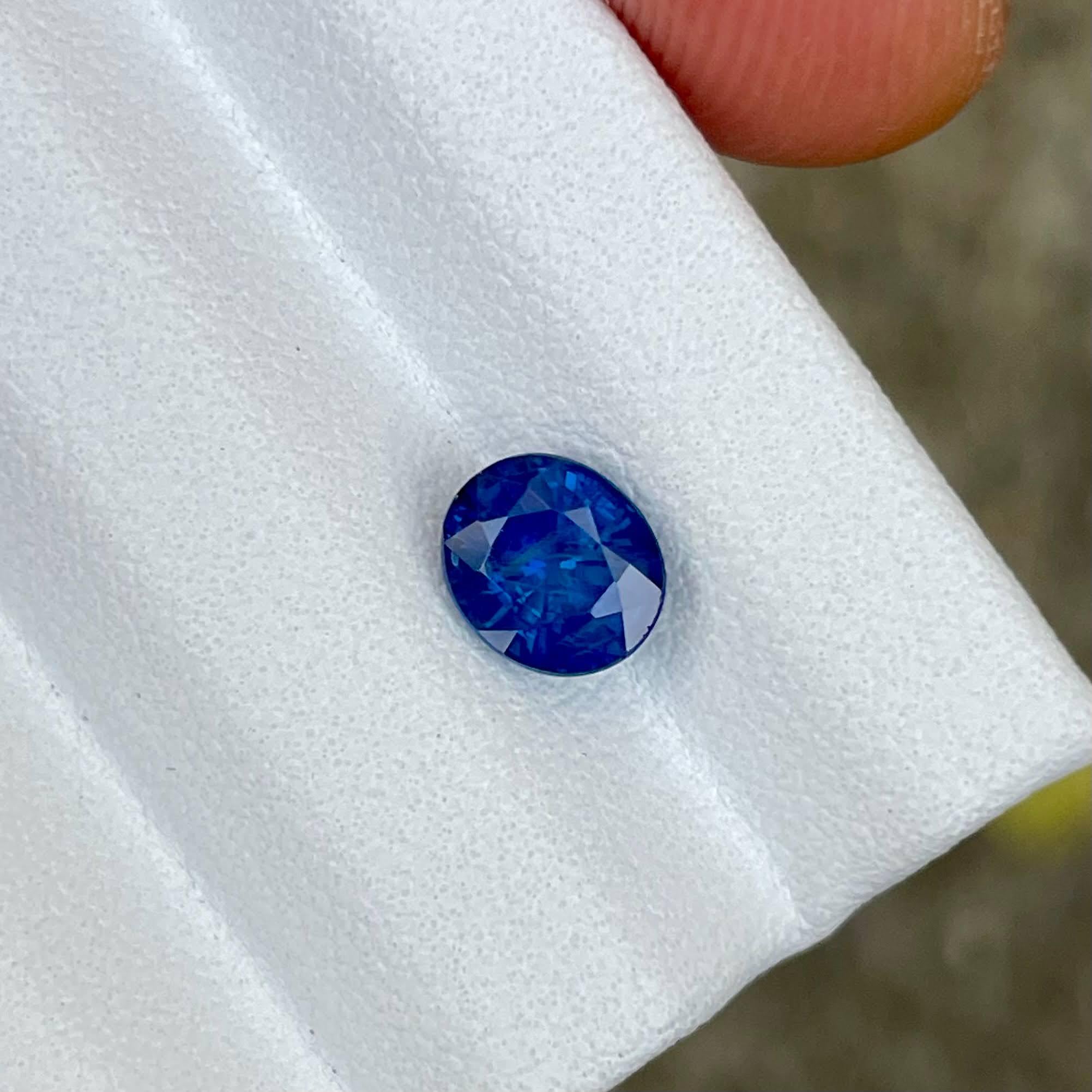 1,08 quilates zafiro azul talla oval piedra preciosa de Sri Lanka Corte oval en venta