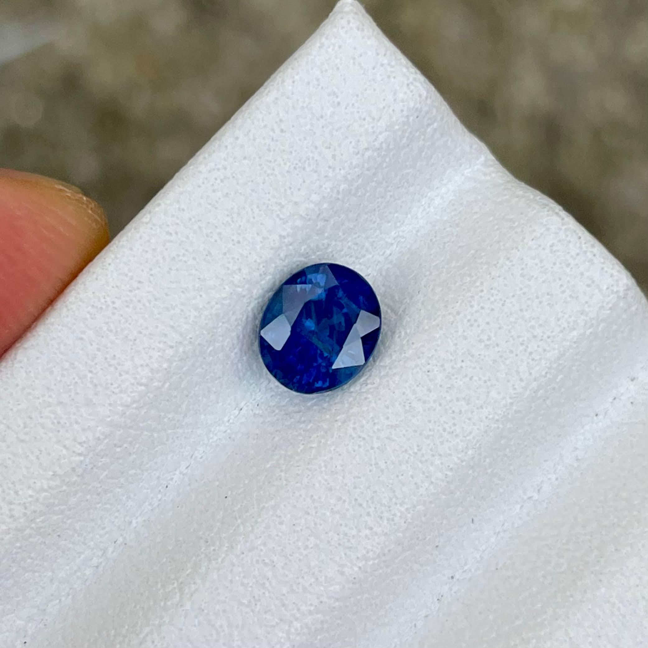 1,08 quilates zafiro azul talla oval piedra preciosa de Sri Lanka en Nuevo estado para la venta en Bangkok, TH