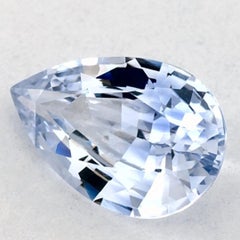 1.08 Ct Blue Sapphire Pear Loose Gemstone