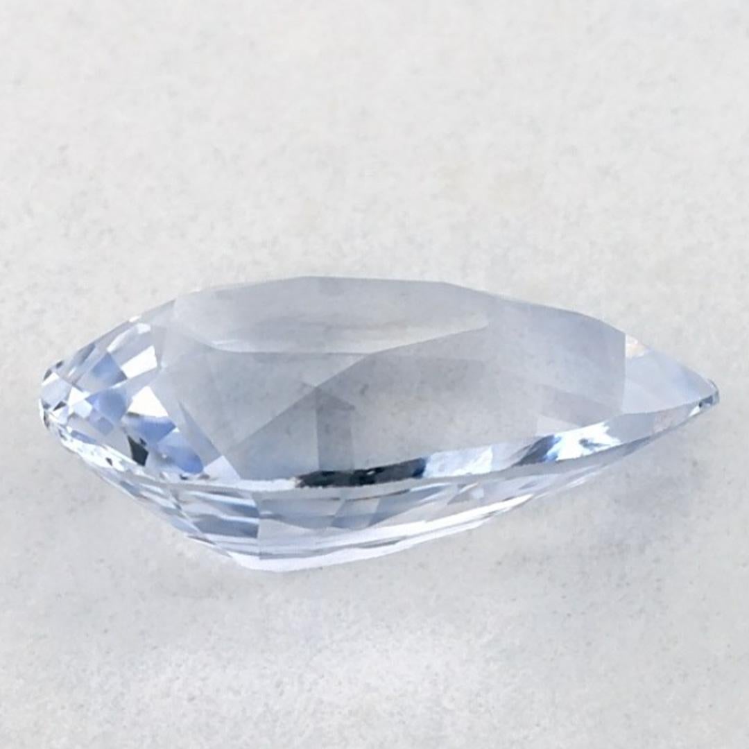 1.08 Ct Blue Sapphire Pear Loose Gemstone (pierre précieuse en vrac) Neuf - En vente à Fort Lee, NJ