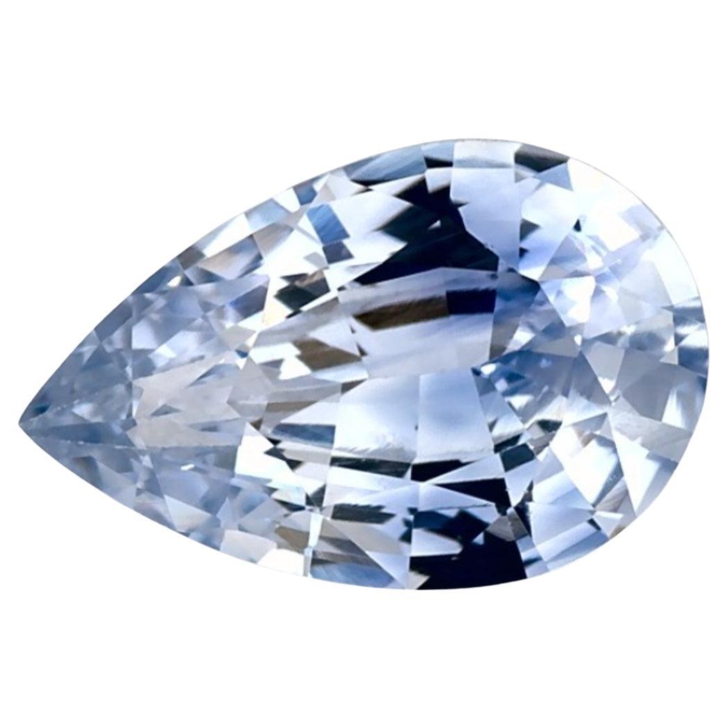 1.08 Ct Blue Sapphire Pear Loose Gemstone (pierre précieuse en vrac)