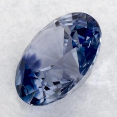 1.08 Ct Blue Sapphire Round Loose Gemstone (pierre précieuse en vrac)