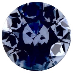 1.08 Ct Blue Sapphire Round Loose Gemstone