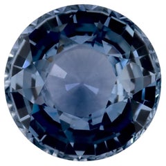 1.08 Ct Blue Sapphire Round Loose Gemstone
