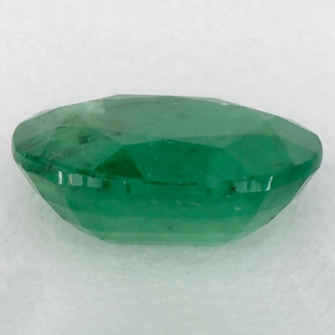 1.08 Karat Smaragd Oval Loser Edelstein im Zustand „Neu“ im Angebot in Fort Lee, NJ